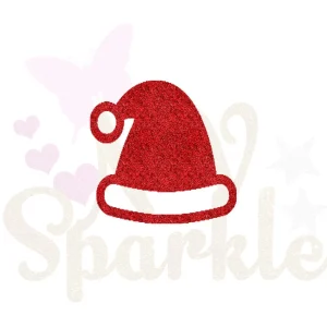 Motif appliqué thermocollant chapeau de Noël