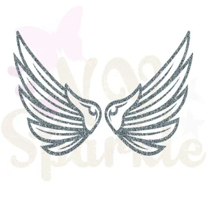 Motif appliqué thermocollant ailes anges