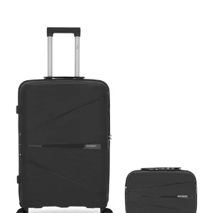 Lot de 2 Valises Rigides Taille Moyenne et Grand Vanity VELA