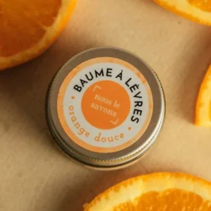 Baume à lèvres bio - orange douce