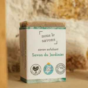 Savon bio exfoliant – Le jardinier