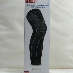 Genouillère de compression Berbas avec stabilisateur