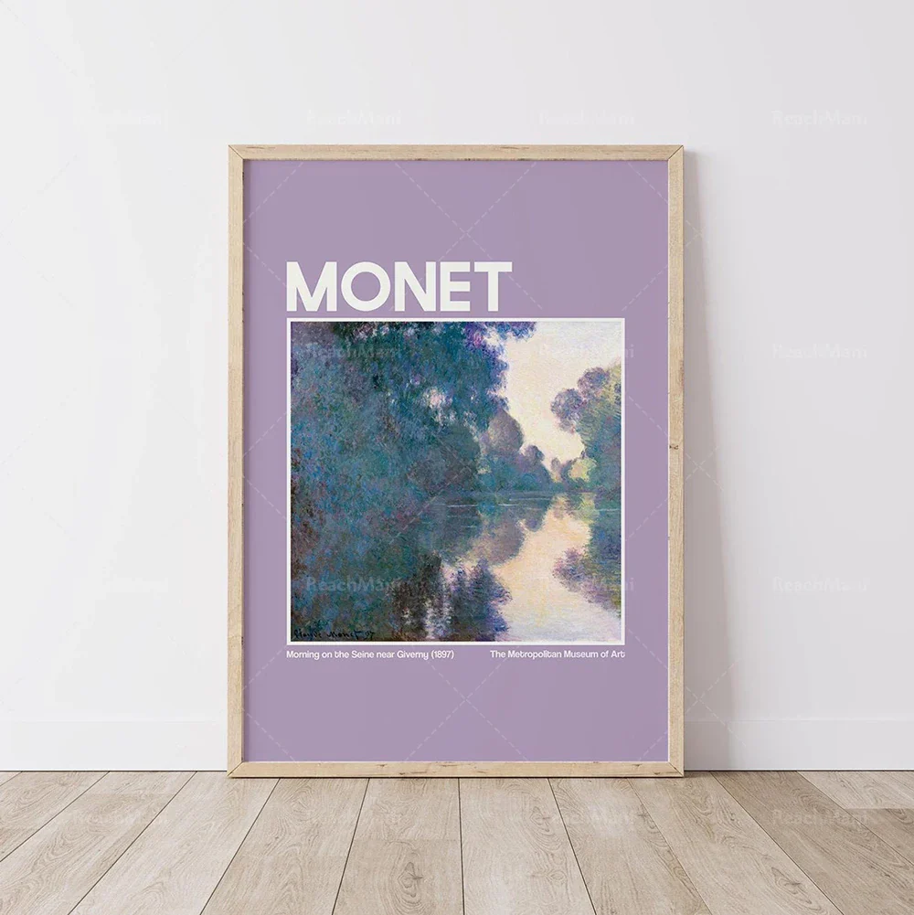Impression sur toile Monet qualité muséale – déco murale élégante. – Image 4