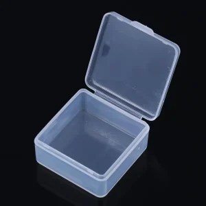 Petite boîte de rangement transparente pour perles, bijoux et artisanat - Organisation pratique