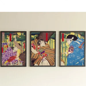 Estampe Ukiyo-e toile Canvas qualitatif – décor mural japonais