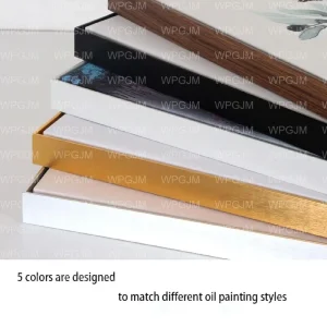 Cadre photo en alliage d'aluminium DIY pour peinture sur toile - Taille moyenne moderne - Ombre Interieur
