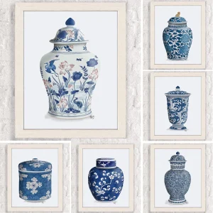 Impression toile haute qualité art mural style asiatique décor