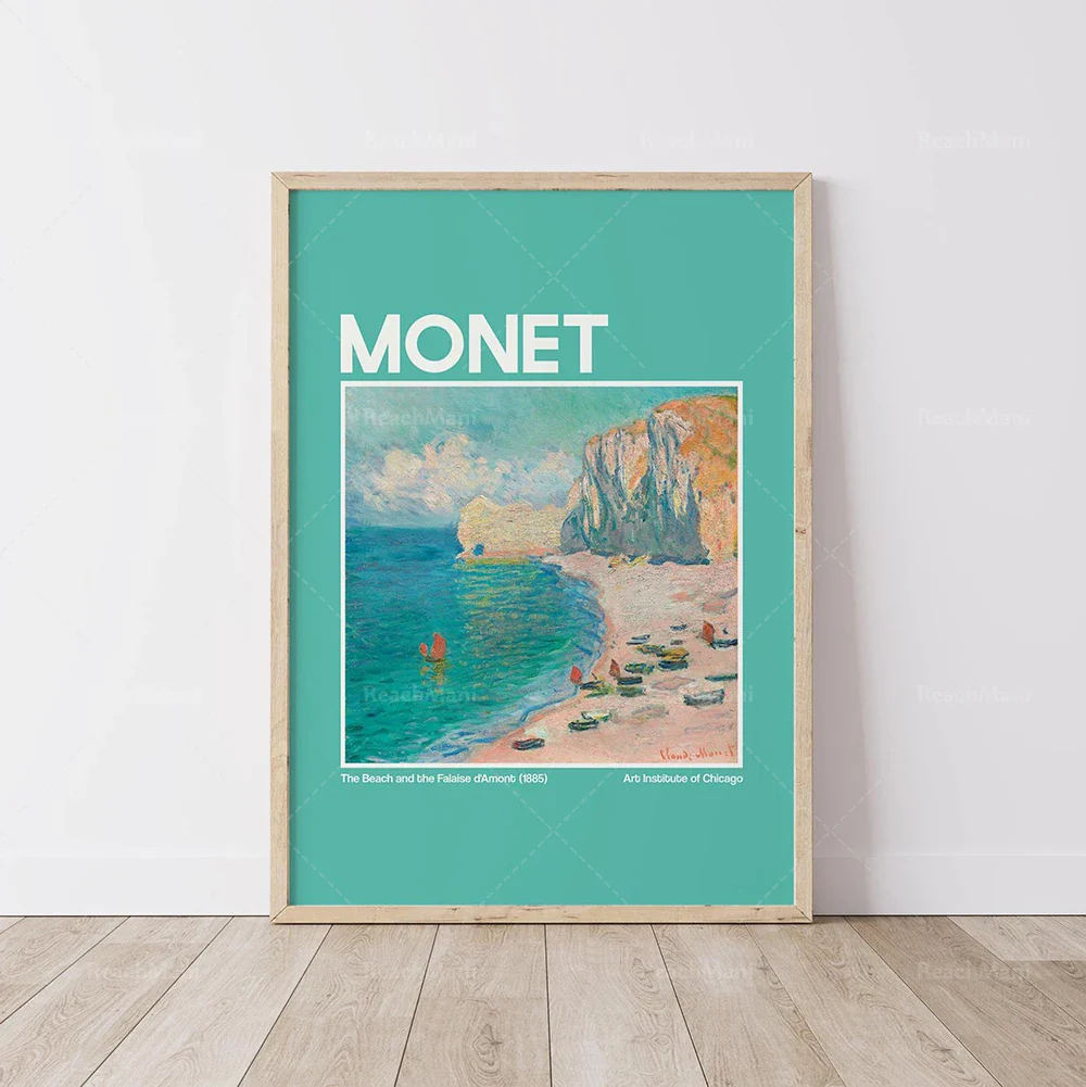 Impression sur toile Monet qualité muséale – déco murale élégante. – Image 3