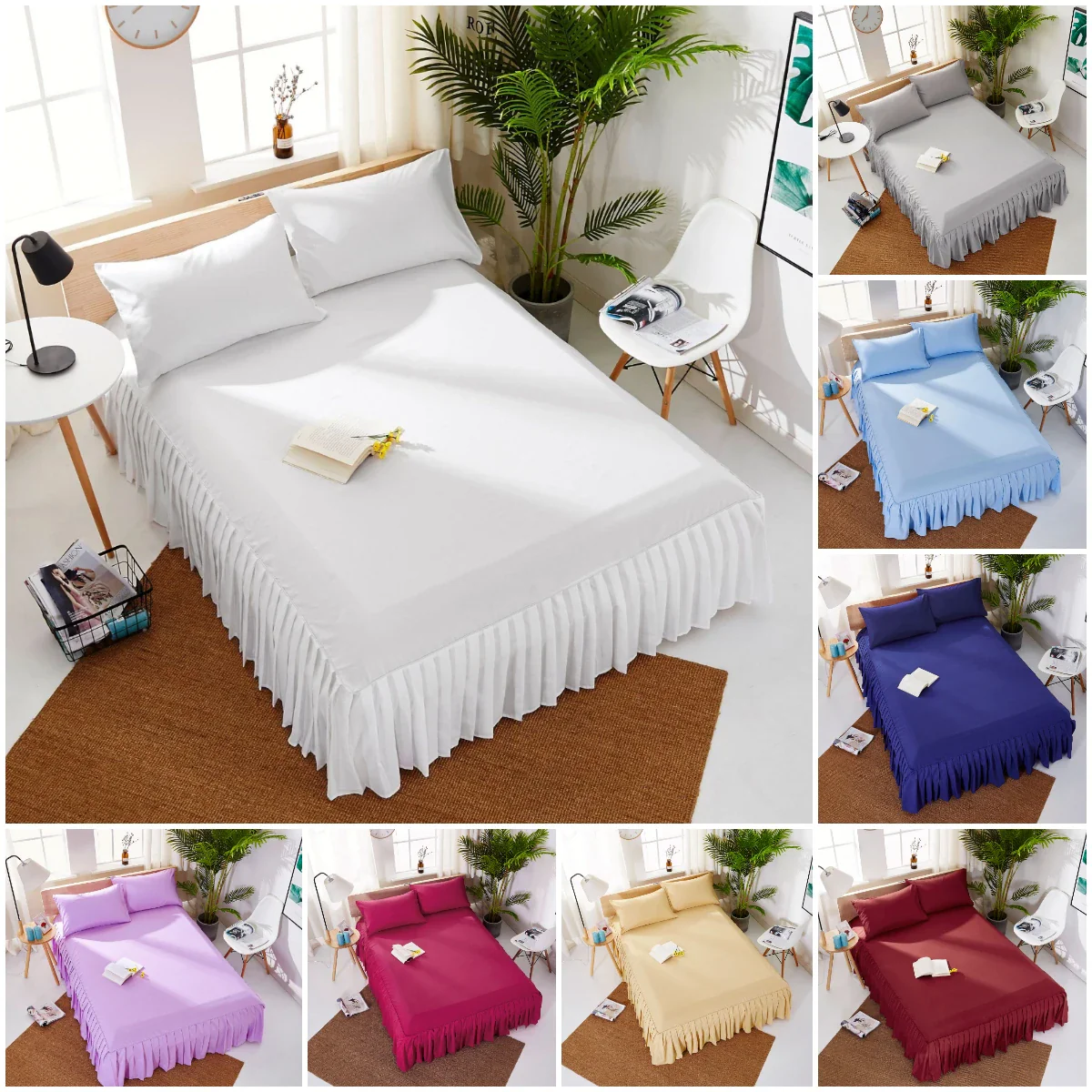 Couvre-lit moderne en coton et polyester doux pour lit Queen et King Size - Ombre Interieur