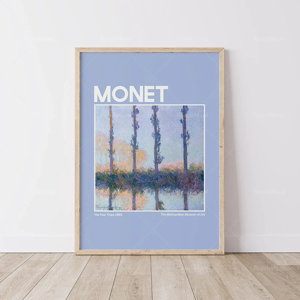 Impression sur toile Monet qualité muséale – déco murale élégante. – Image 5