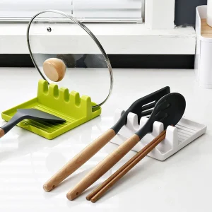 Porte-cuillères de cuisine organisateur pour spatules et fourchettes en plastique alimentaire