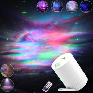Projecteur laser RGB LED galaxie aurore veilleuse étoiles ciel nébuleuse nuage pour chambre