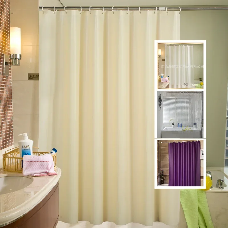 Rideau de douche long écologique – Image 4