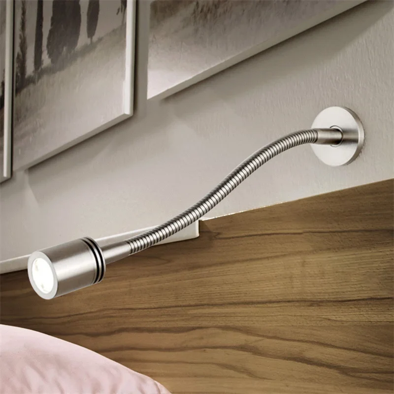 Applique murale LED flexible pour lecture au lit, blanc chaud, moderne, tête de lit – Image 6