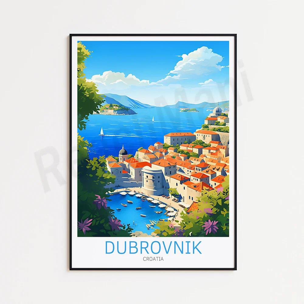 Affiche toile voyages Europe imprimée canvas qualité premium décor mural – Image 9