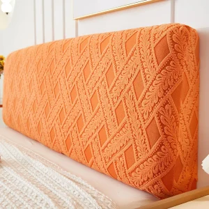 Housse de tête de lit 180x200 cm protection anti-poussière élastique douce et confortable