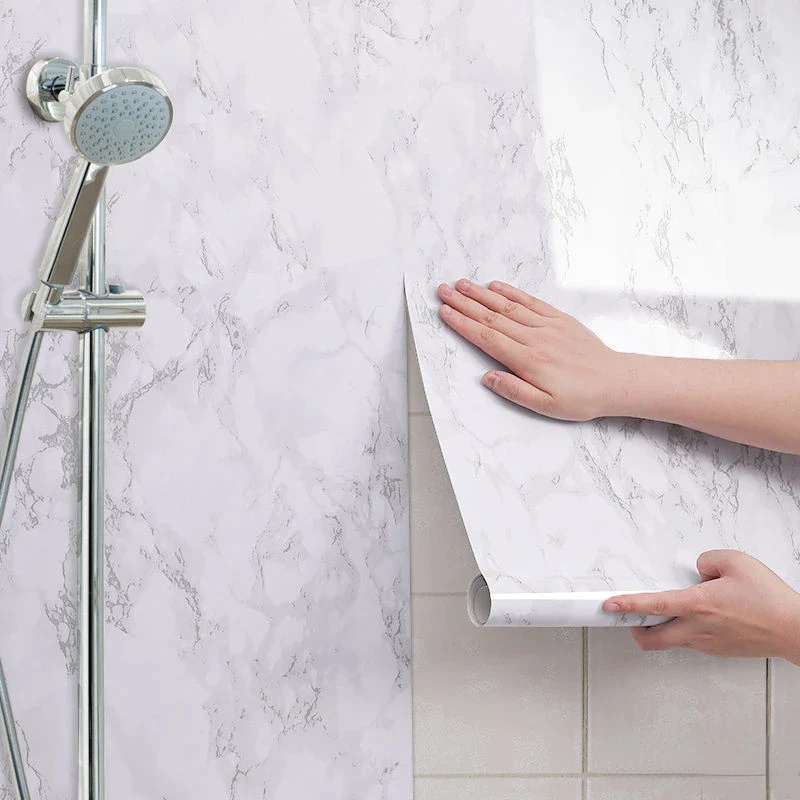 Papier peint adhésif imperméable pour salle de bain, 10 mètres, motifs modernes et bohême, facile à poser – Image 2