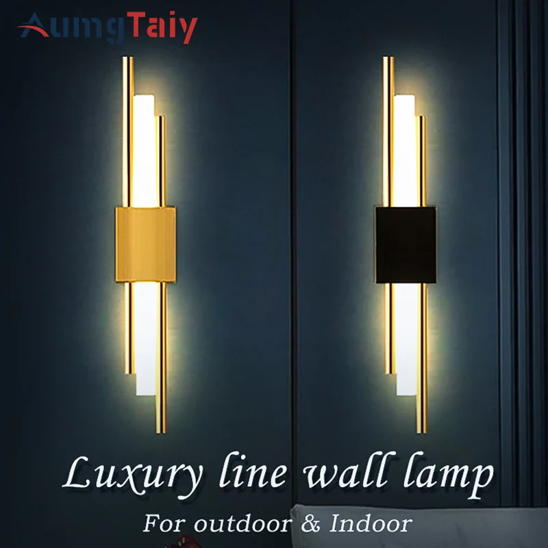 Applique murale LED moderne 12W métal acrylique éclairage intérieur salon chambre salle de bain – Image 3