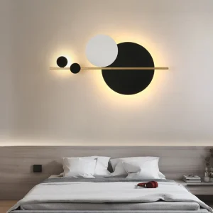 Lampe de chevet minimaliste moderne avec abat-jour personnalisable pour chambre et salon