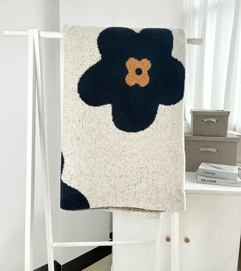 Plaid velours 100% polyester doux tournesol pour canapé lit – Image 7