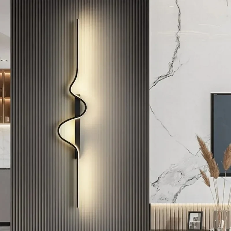 Applique murale LED moderne pour salon, chambre ou bureau - Éclairage décoratif design