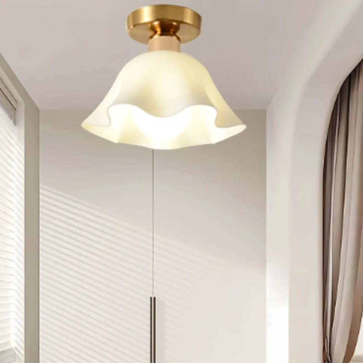 Abat-jour vintage pour lampe de chevet en PVC, décoration intérieure élégante pour salon et chambre – Image 5