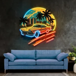 Panneau néon personnalisé pour décoration murale intérieure et extérieure - Ombre Intérieur