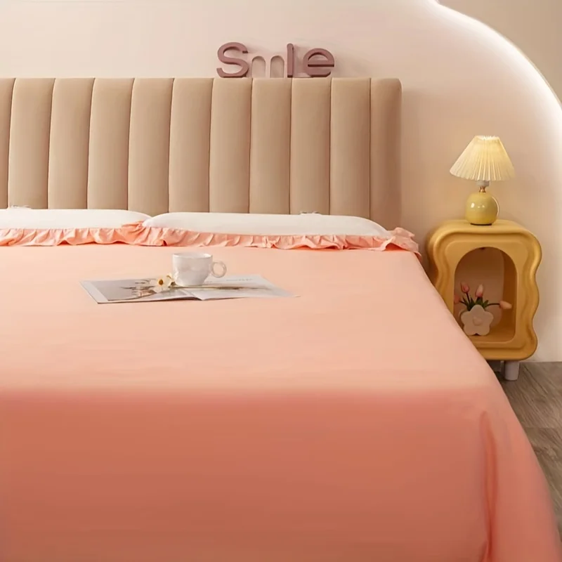 Housse de tête de lit en velours doux matelassée, protection et décoration pour chambre à coucher – Image 3