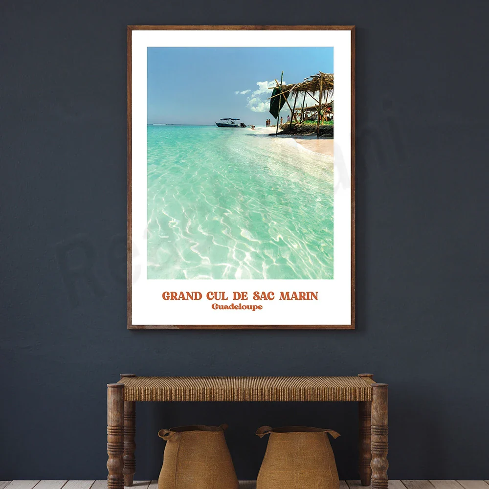 Impression sur toile Guadeloupe paysage huile – décoration murale élégante – Image 9