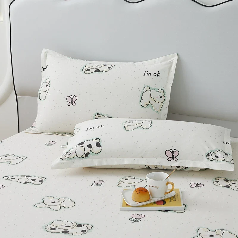 Taie d'Oreiller 100% Coton Imprimé Chien : Douceur, Confort et Style Unique – Image 2