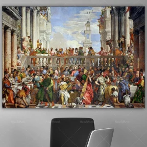 Toile imprimée canvas Paolo Veronese - Peinture huile décor mural