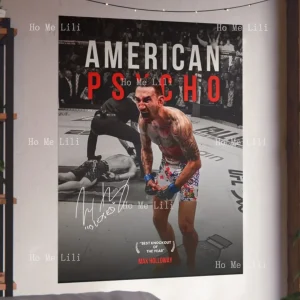 Affiche Max Holloway Athlète Décoration Murale Toile Personnalisable pour Salon