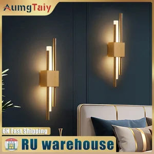 Applique murale LED moderne 12W métal acrylique éclairage intérieur salon chambre salle de bain