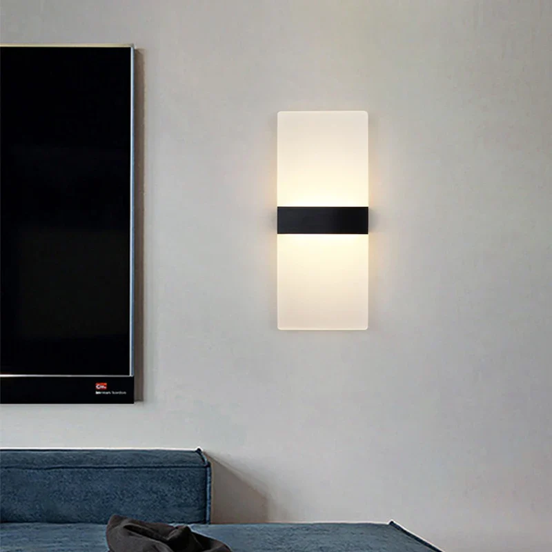 Applique murale LED acrylique pour tête de lit, éclairage décoratif salon chambre – Image 4