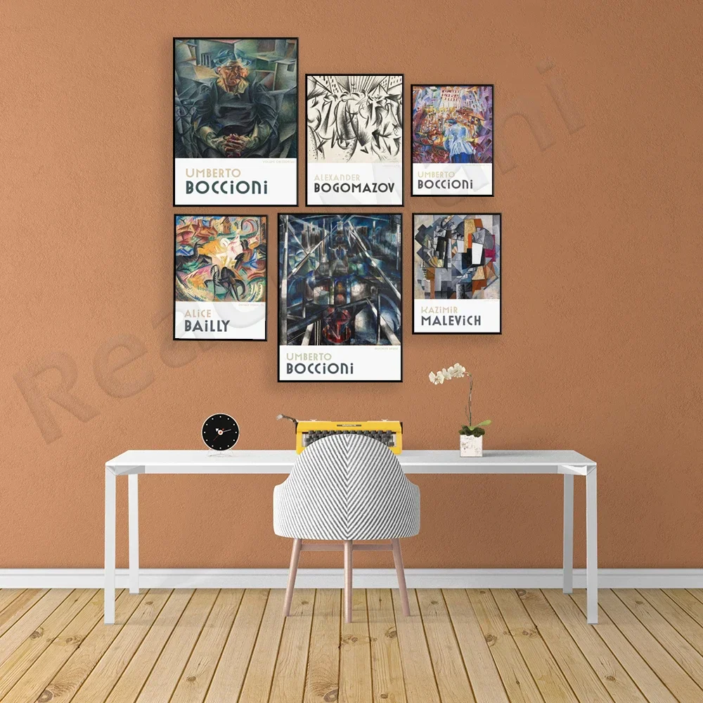 Poster toile Canvas coton premium décor mural moderne cubiste – Image 4