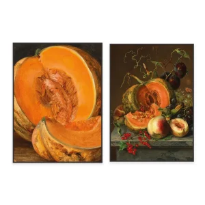 Toile imprimée nature morte citrouille 60x80 cm - canvas qualité premium