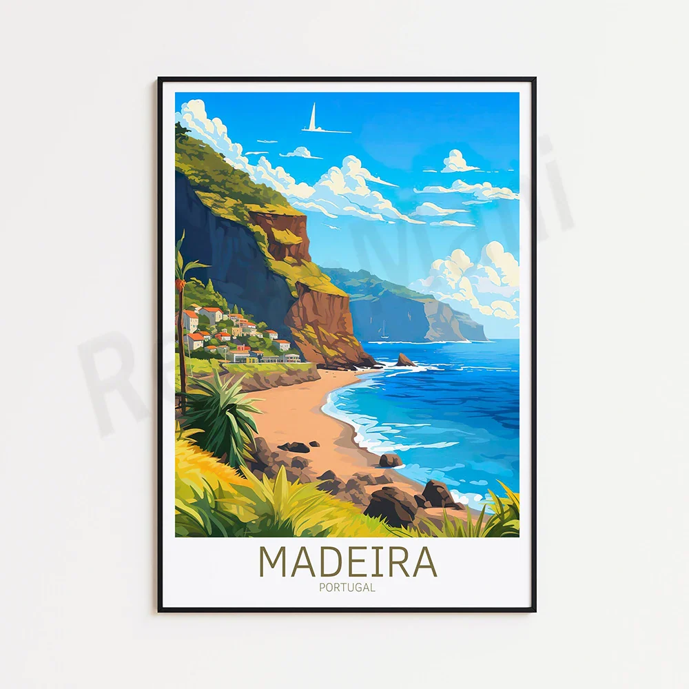 Affiche toile voyages Europe imprimée canvas qualité premium décor mural – Image 8