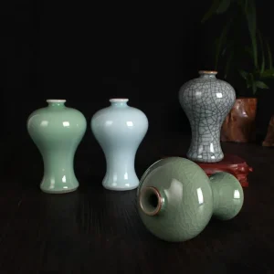 Mini vase céladon céramique style japonais décoration intérieure