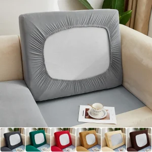 Housse de coussin extensible pour canapé salon - Protection antidérapante et amovible