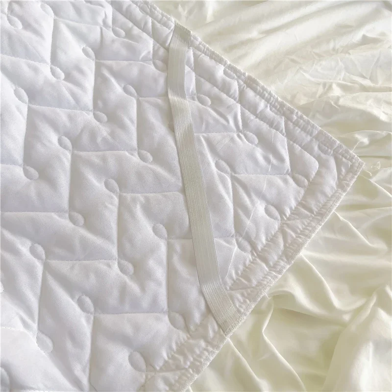 Housse de tête de lit matelassée en dentelle plissée pour lit 1,2m à 2,2m - Ombre Interieur – Image 5