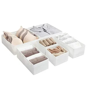 Boîte de rangement pliable pour vêtements en tissu Oxford - Organisateur de tiroir multifonction