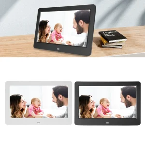 Cadre photo numérique 10 pouces connecté Wi-Fi avec écran tactile HD 1920x1080