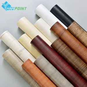 Papier peint adhésif PVC imperméable, motif bois, décoration facile pour meubles et murs