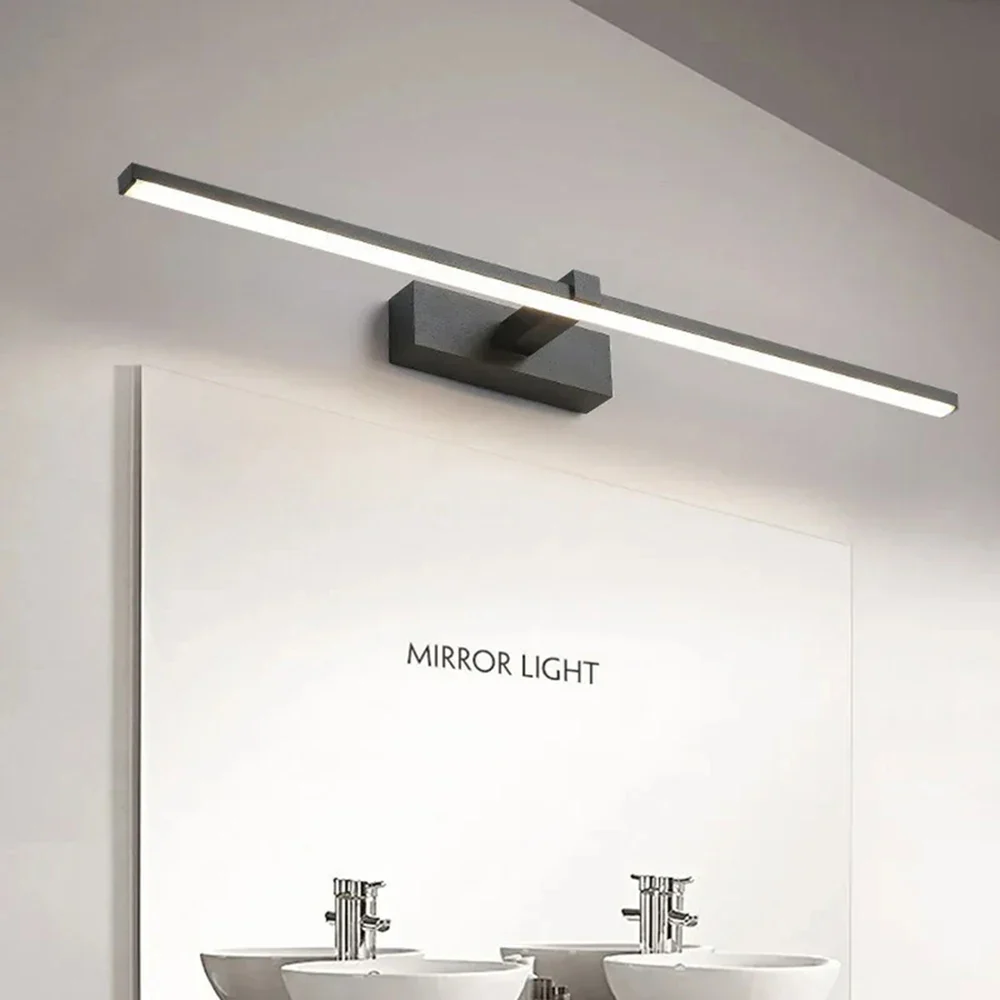 Applique murale LED moderne avec télécommande pour bureau, chambre et salle de bain - Éclairage variable – Image 3