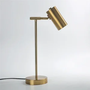 Lampe de chevet dorée moderne avec abat-jour personnalisable pour salon et chambre