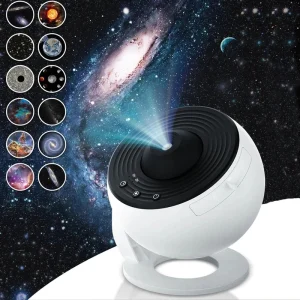 Projecteur étoiles galaxy 13 en 1 avec rotation 360° - Lampe planétarium pour chambre adulte et enfant
