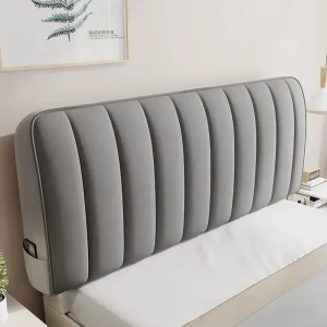 Tête de lit matelassée en velours doux - Couvre-tête de lit confortable pour chambre à coucher
