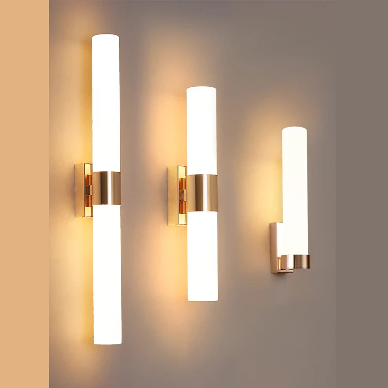 Applique murale LED moderne 12W métal acrylique éclairage intérieur salon chambre salle de bain – Image 5