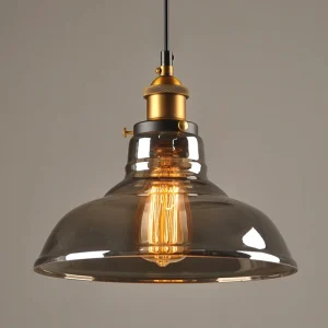 Suspension luminaire verre vintage loft pour salle à manger cuisine îlot décoration intérieure