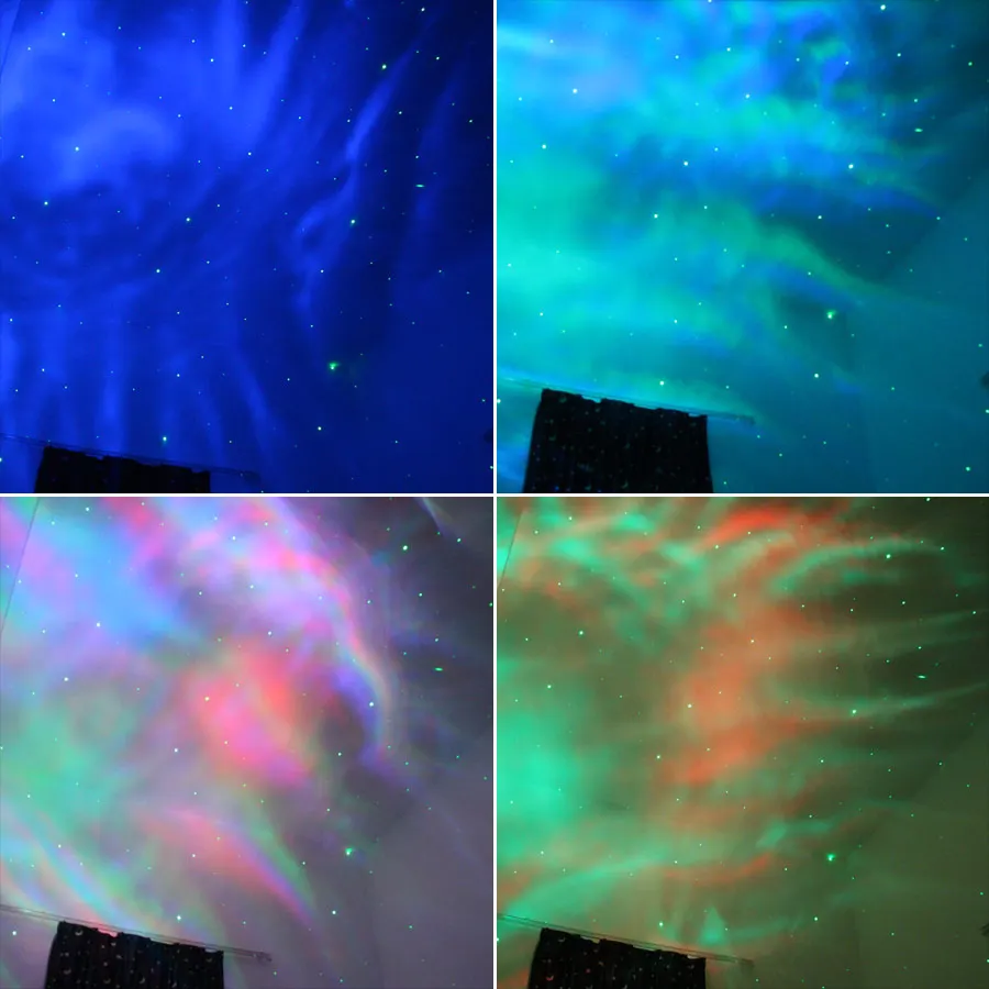 Projecteur laser RGB LED galaxie aurore veilleuse étoiles ciel nébuleuse nuage pour chambre – Image 4